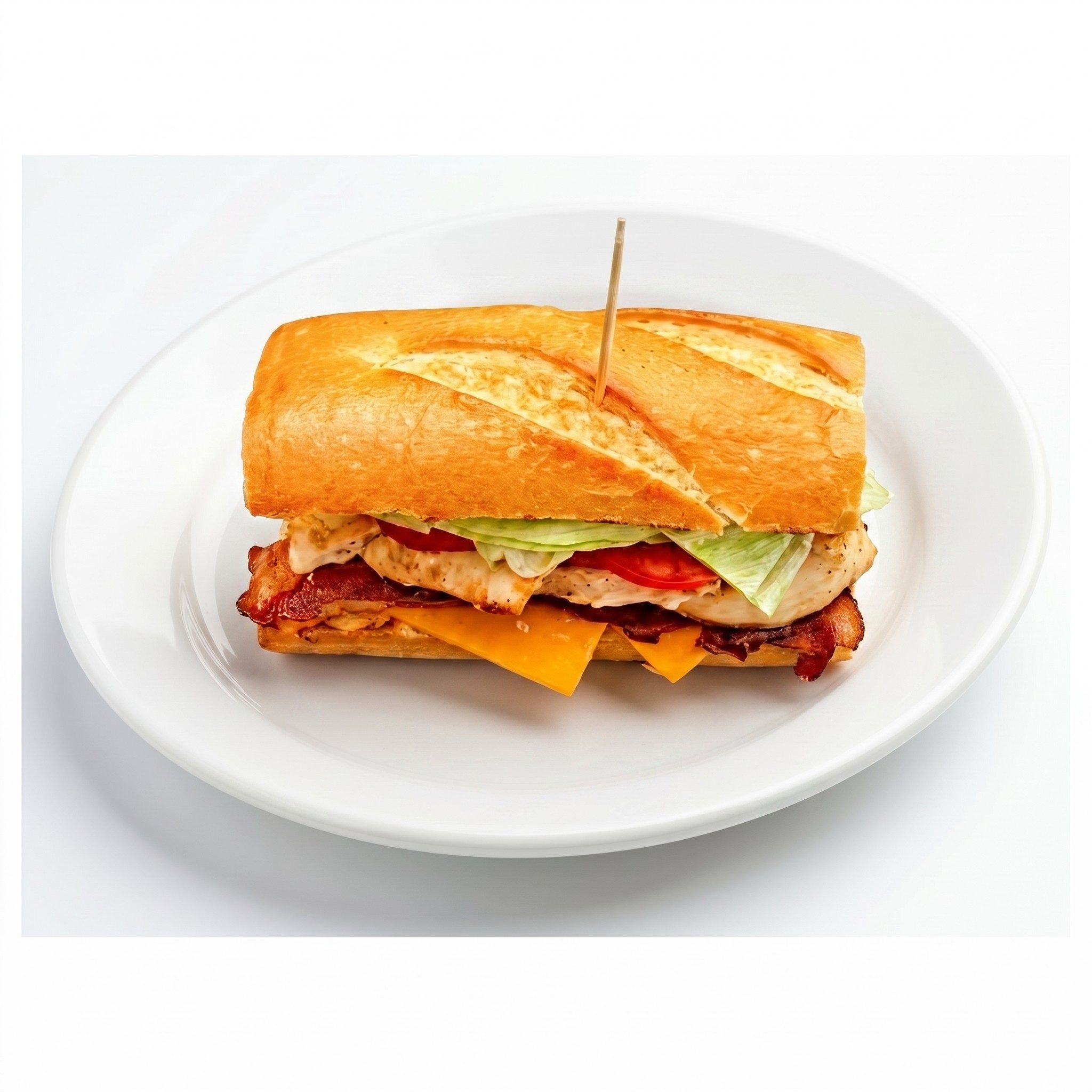 Chicken Club Sandwich.